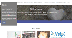 Desktop Screenshot of freiwilligenarbeit-pm.de
